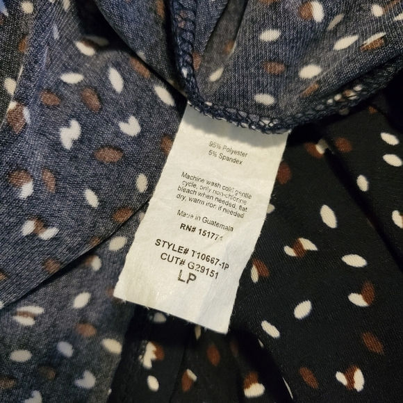 NWT Petite Assembly Vneck Faux Wrap Knit Top Size LP - Picture 8 of 10